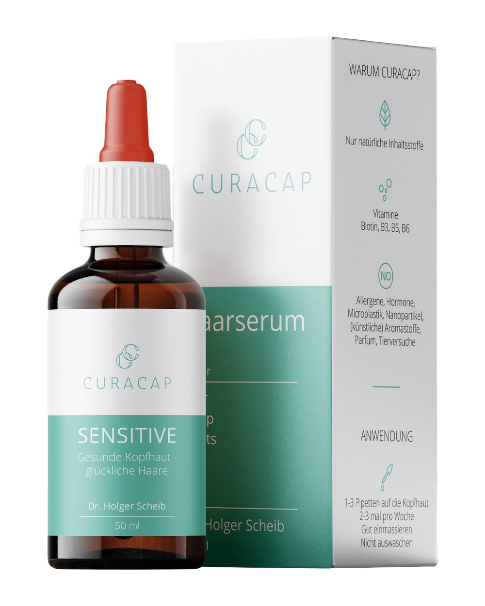 CuraCap SENSITIVE with packaging